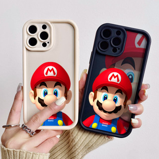 Nhãn thời trang Dầu graffiti Super Mario Vỏ điện thoại cho iphone 15 11 12 14 13 pro max xr x 7 8 plus mini xs max se2 Vỏ nhựa TPU mềm chống sốc Sky Eye Ladder cặp đôi