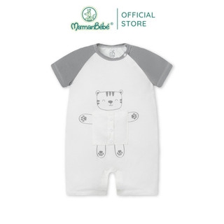 (MamanBébé chính hãng) Bộ body liền cộc tay La Pomme Chú sư tử