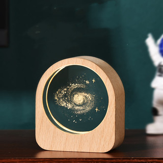 Pha lê bóng đèn ngủ đồ trang trí chữa bệnh galaxy 3d khắc trái tim tình yêu pha lê quà tặng trang trí máy tính để bàn trang trí nhà cửa
