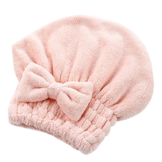 Coral velvet nhanh khô mũ tóc siêu thấm hút đầu tắm quấn khăn mũ tắm