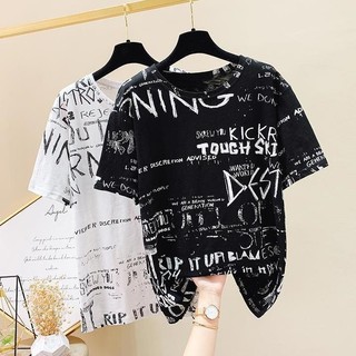 [40-100kg] Áo thun Cotton ngắn tay cỡ lớn mùa hè mới C1576