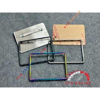 Bộ ốp biển số titan 7 màu / cacbon / inox sản phẩm bộ 3 món