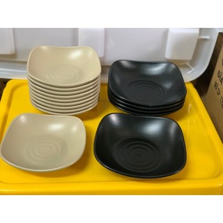 Đĩa nhựa vuông sâu Việt Nhật 2 size, Đĩa nhựa vuông sâu lòng, Bát đĩa nhựa ABS cao cấp