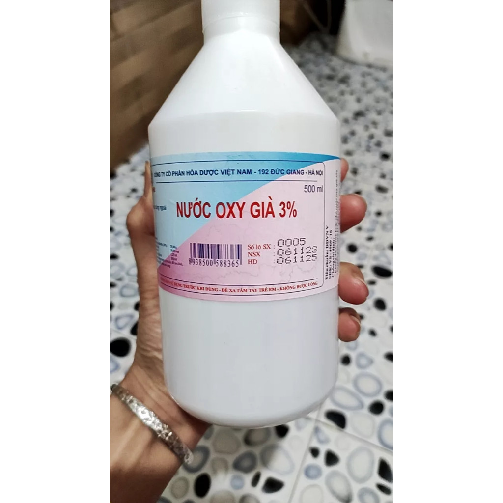 NƯỚC OXY GIÀ 3% Chai 500ml