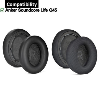 1 cặp miếng lót tai cho anker soundcore space q45 tai nghe đệm tai nghe bọt biển tai nghe bịt tai