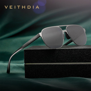 Veithdia cổ điển phi công kính mát dành cho nam thời trang mới uv400 bảo vệ phân cực kính nữ hd sang trọng lái xe kính mắt