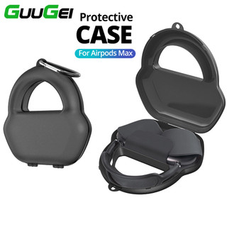 Guugei AirPods Max Vỏ bảo vệ Tai nghe Vỏ cứng Tai nghe Túi lưu trữ di động