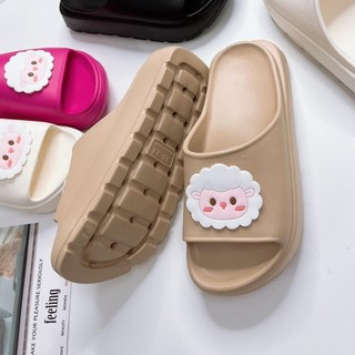 JY002-C34 ( CỪU ) - Dép Quai Ngang Đế Cao 5CM Thời Trang mới mùa hè, Chất Liệu Eva Nhẹ Chân Chống Trượt