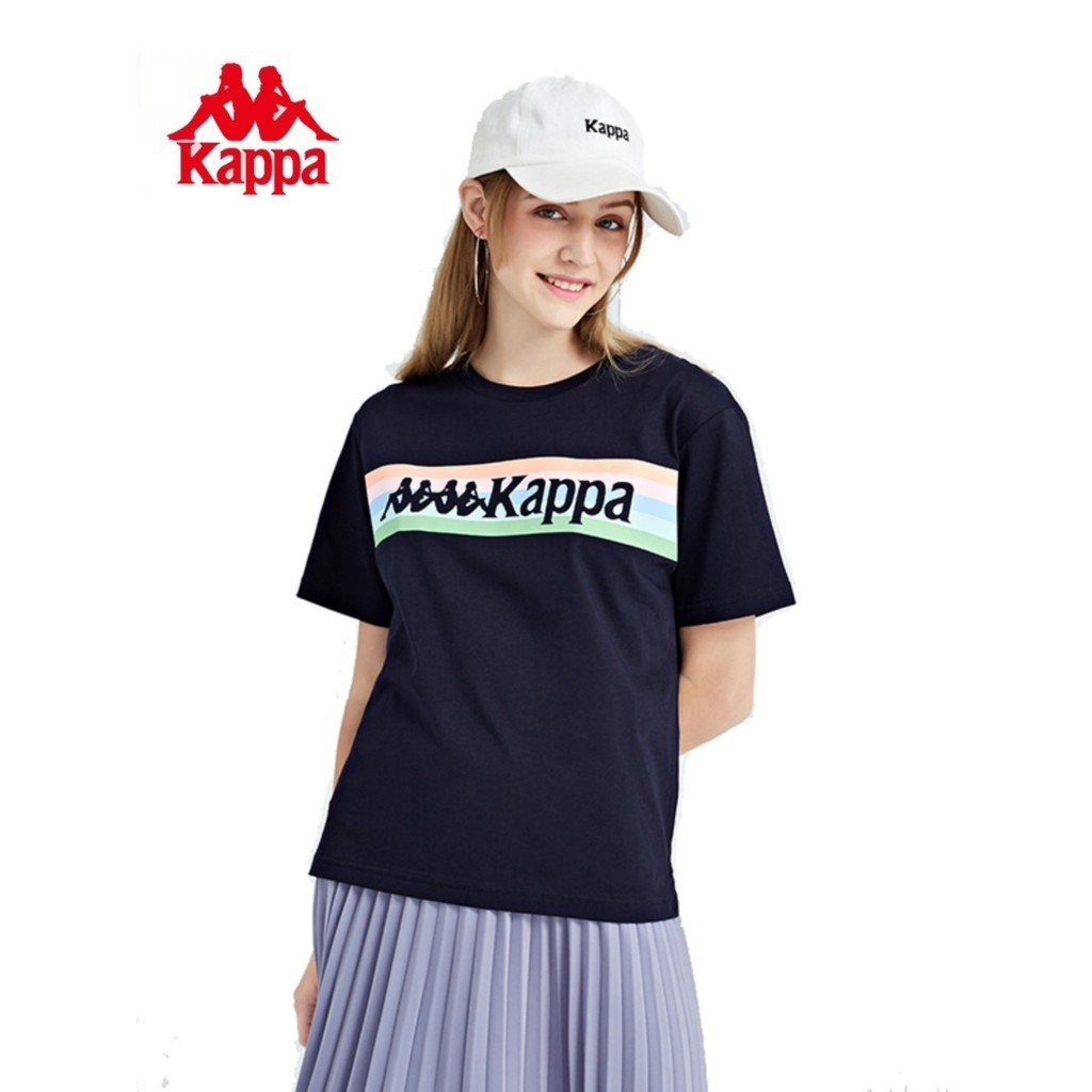 Bán Kappa Kappa Kappa Nữ Phong Cách Mới Áo Thun Thể Thao In Chữ Cổ Tròn Tay Ngắn 0127