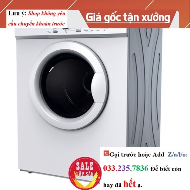 TD-72VWD MIỄN PHÍ CÔNG LẮP ĐẶT Máy Sấy Quần Áo Casper 7.2Kg TD-72VWD <New>