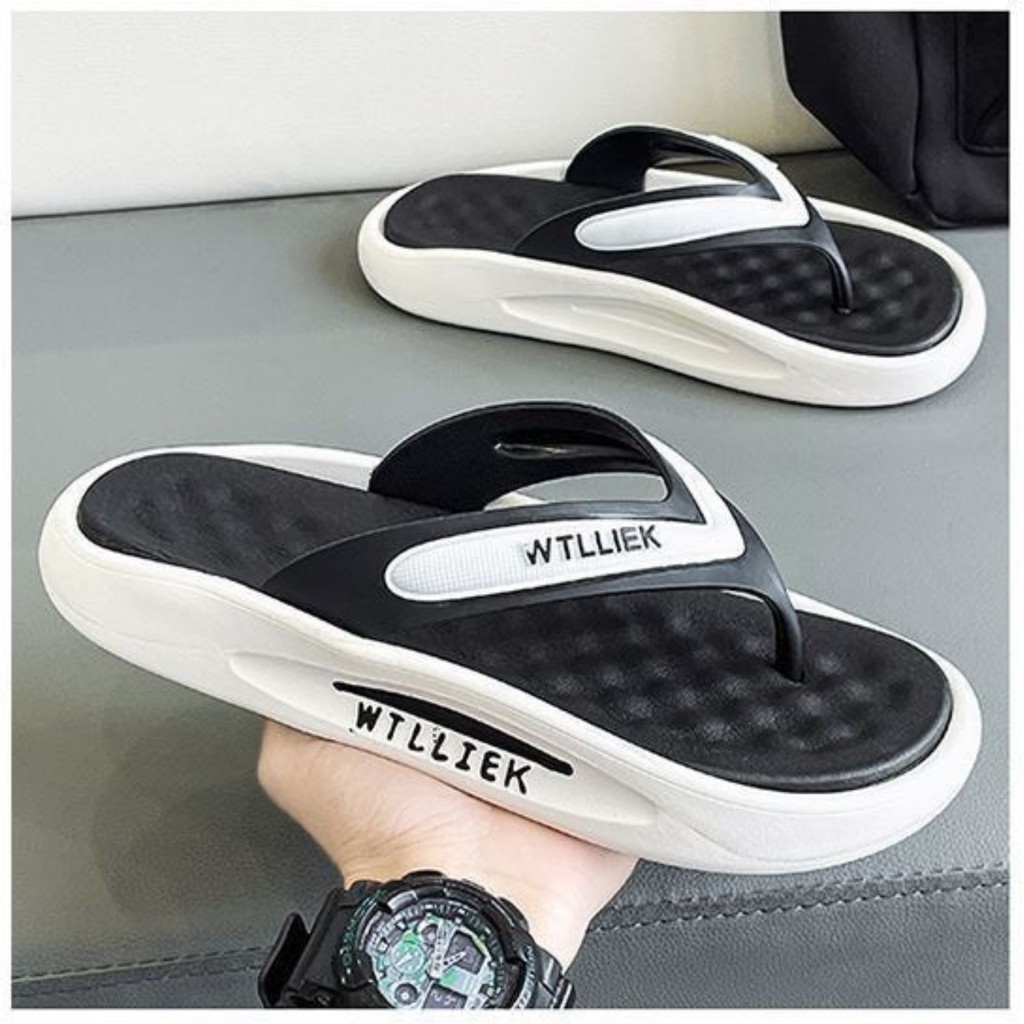 Dép Xỏ Ngón Nam Nữ Đế Dày Chống Trượt, Dép Tông Unisex Dáng Thể Thao Đi Biển Size 38-45 Giay zep Store