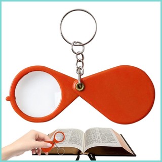 Kính lúp nhỏ Kính lúp du lịch Kính lúp Mini Kính lúp trong suốt cao 10 lần Kính đọc sách Acrylic