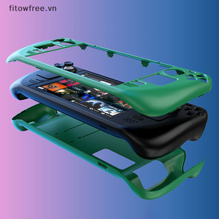 Pre cho steam deck game console vỏ có vỏ bảo vệ chống sốc khung bảo vệ đứng chống trơn trượt bao accessorie cod