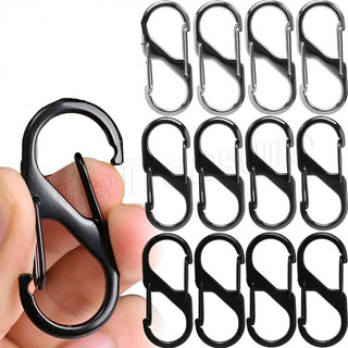 Móc khóa móc khóa - móc khóa carabiner lò xo kép - dành cho cắm trại đi bộ đường dài - móc chìa khóa cắm trại ba lô móc chìa khóa - móc khóa mini