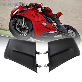 Aiseo-motor cặp xe máy winglet mờ đen hoàn hảo phù hợp bên cánh cố định thay thế cho ducati panigale v4 v4s v4r 2022 đến 2023