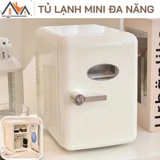 Tủ lạnh mini đựng mĩ phẩm, tủ lạnh ô tô làm lạnh nhanh dung tích siêu tiện lợi