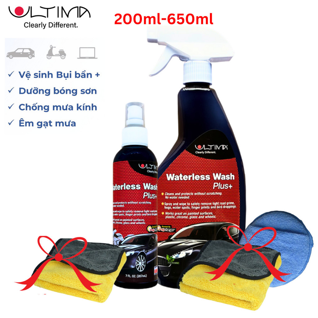 Chai Xịt Nano Dẻo Ultima  Vệ Sinh Ô Tô Sạch Đẹp Chỉ Sau 5 Phút Thương Hiệu Tới Từ Mỹ