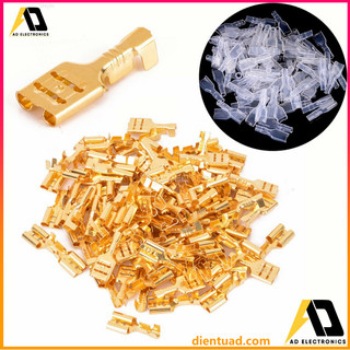 Đầu cos cắm chân loa vàng đồng cos mạ kẽm chất lượng cao ~ đầu cos nối dây điện chuyên dụng ~ bán lẻ giá sỉ