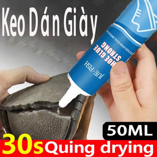 Keo Dán Giày Trong Suốt Siêu Dính Đa Năng Chính Hãng JUE-FISH Chuyên Dụng Cho Giày Dép Thể Thao Sneaker và