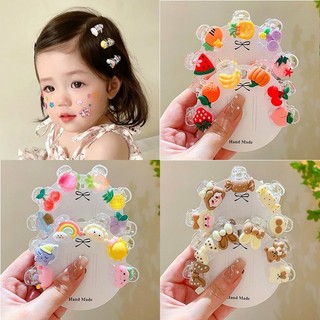 Bộ 5 / 6 / 10 chiếc kẹp nhỏ dễ thương kẹp tóc đáng yêu bộ kẹp tóc hoạt hình kẹp tóc nhỏ vuốt tóc