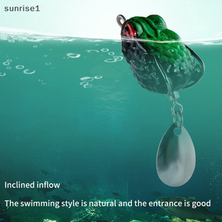Sunrise1 2.5cm 3g Road Runner Mồi Sấm Ếch Bionic Mồi Giả cóc Ếch Trứng Ếch Fighg Đen Đông Nam Á Xuyên Biên Giới Boutique