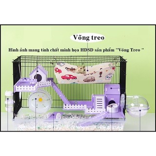 Võng treo lồng cho hamster, sóc bay, sóc đất , thỏ, bọ, mèo nhỏ và thú cưng nhỏ