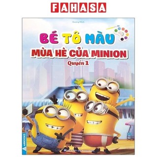 Sách bé tô màu - mùa hè của minion - tập 1