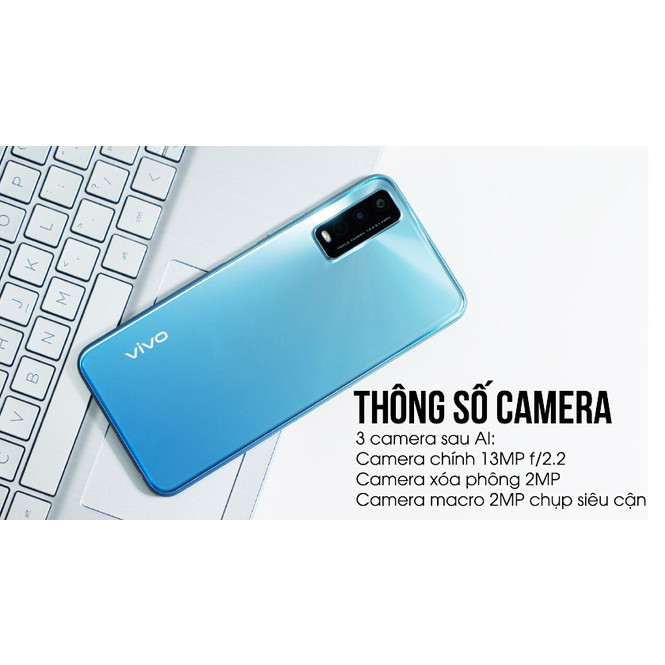 Điện thoại thông minh VIVO Y20s | RAM 6GB + ROM 128GB | Máy ảnh trí tuệ nhân tạo 13MP | BigBuy360 - bigbuy360.vn