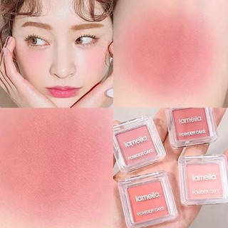 Monochrome Blush Peach Pink Makeup Blush Palette Hàn Quốc Matte Velvet Lasting Natural Cheek Powder Rouge Contour Shadow Cosmetics