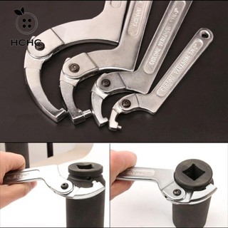 Cờ Lê Móc, Bộ Đầu Tròn / Vuông Vít Hạt Móc Cờ Lê, Dụng Cụ Di Động Điều Chỉnh 19-170mm Hình Chữ C Có Thể Điều Chỉnh Cờ Lê Đa Năng Sửa Chữa Xe Đạp Xe Máy