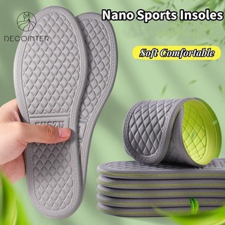 1 Cặp Nano Kháng Khuẩn Mồ Hôi Đế Thấm Hút Kháng Khuẩn Khử Mùi Giày Thể Thao Nam Nữ Chạy Bộ Đệm Thể Thao