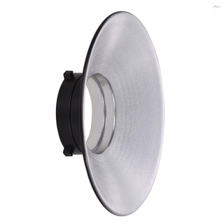 Ღ120 độ Chụp ảnh góc rộng Flash Reflector Bowens Mount Diffuser Dish Phụ kiện chụp ảnh bằng hợp kim nhôm