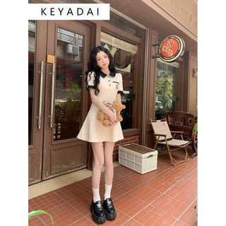 KEYADAI váy Đầm váy nữ body đầm hàn quốc Thể thao Fashion Cổ điển WLQ2440AZ9 15Z240409