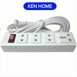 Ổ cắm điện 4 lỗ dài nhật quang ken home