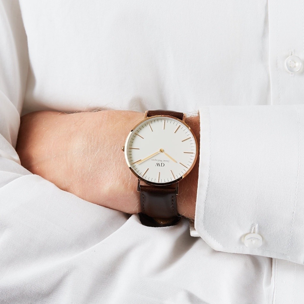 [Tặng Kèm Hộp Nơ] Đồng Hồ Nam Nữ  Classic Sheffield Rose Gold Black 36mm & 40mm D_W Chính Hãng | BigBuy360 - bigbuy360.vn