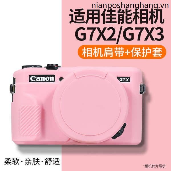Thích hợp cho Vỏ bảo vệ Canon G7X3 g7x2 Vỏ bảo vệ Camera G7X3 Mark II III SX740HS 730 Vỏ silicon Vỏ 