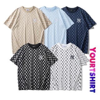 #T53 Quá Khổ Thời Trang Hàn Quốc Tay Ngắn In Chữ Logo Cặp Đôi Hàng Sẵn Có Unisex Cổ Tròn Họa Tiết Màu Trơn Thêu Nhãn Plus Kích Thước Vintage Áo Thun Nam