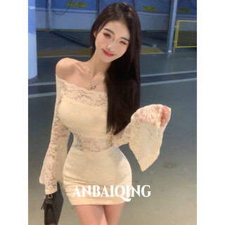 ANBAIQING Chic váy nữ Đầm Body Cho thời váy phổ biến Stylish Xu hướng Thể thao WLQ2410HPR 4Z240122