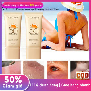 Spf50 + Kem chống nắng body làm trắng da mặt & toàn thân Kem chống nắng body chống tia cực tím Kem chống nắng body da chống thấm nước