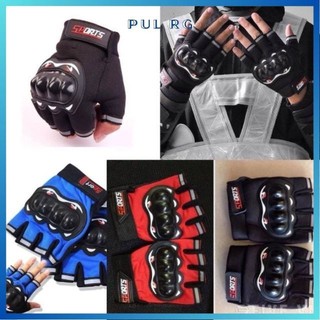 Găng tay sport - hở ngón- đi phượt màu ngẫu nhiên
