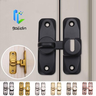 Bắt cửa gofidin, khóa cửa chống trộm phẳng, chốt đa năng 90°/180° tủ khóa cửa trượt