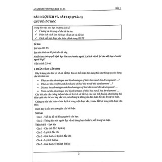 Sách Academic Writing For Ielts (Tái Bản 2023)