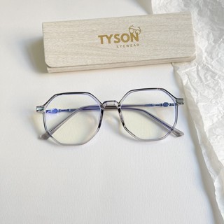Gọng kính cận nhựa gọng đa giác TYSON kính mắt thời trang nam nữ lắp cận kèm hộp khăn GỌNG KÍNH TYSON 30108