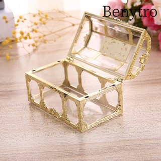 Benytro rương kho báu trong suốt bằng nhựa dành cho trang trí đám cưới
