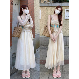 Giyu Chic váy nữ Đầm Body Cho thời váy Phong cách xu hướng Korean Thể thao WCS24207IN 8Z240220