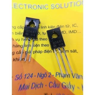 Transistor npn cắm bd681 npn 100v 4a to-126