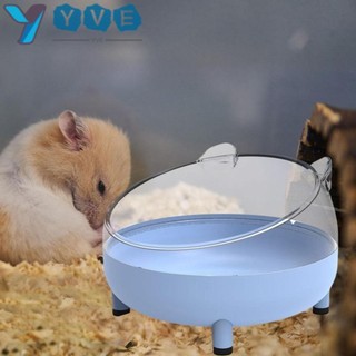 Yve hamster cát tắm hộp đựng thú cưng nhỏ phụ kiện trong suốt cho chuột thỏ thú cưng hamster phòng tắm