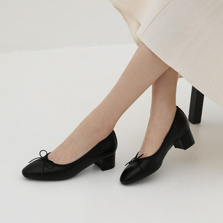 [SAPPUN] Retive Giày cao gót Pump Dải băng Basic  (4phân/4cm)