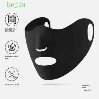 Hejiu Mặt nạ chống nắng Câu cá Tấm chắn mặt đàn hồi Khăn choàng mặt mùa hè Khăn lụa chống nắng UV Màu trơn cho nữ Tấm che nắng
