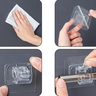 2 Chiếc Thanh Treo Kẹp Móc Treo Rèm Móc